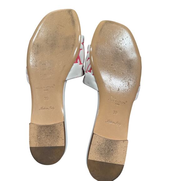 Louis Vuitton "By The Pool" Revival Mule Sandals with Lambskin - Picture 3 of 7